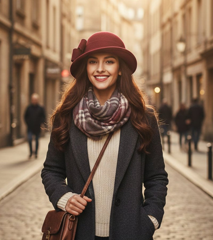 Magnolia – Eleganter Cloche-Hut mit Krempe