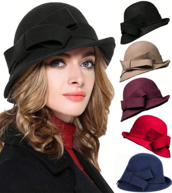 Magnolia – Eleganter Cloche-Hut mit Krempe