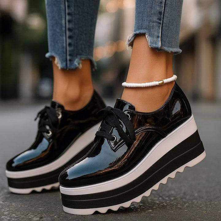 Arlea - Gepolsterte Plateau-Sneaker