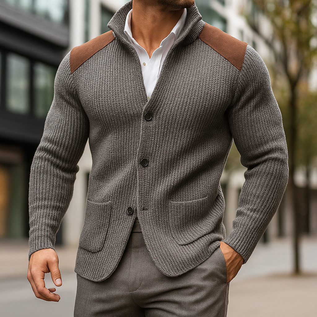 Navik - Strukturierter Strickblazer