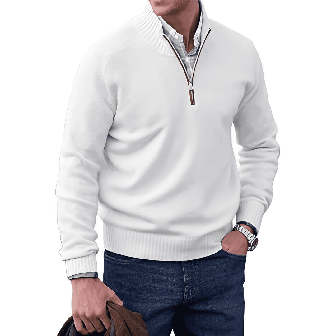 Saven - Soft-Touch-Halbzip-Pullover
