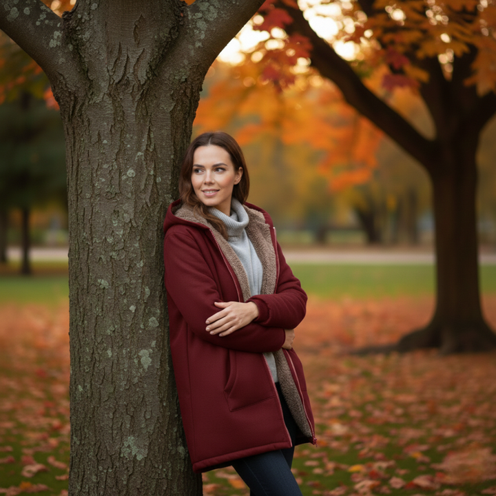 Fiorina – Stilvoller, lässiger Kapuzenmantel