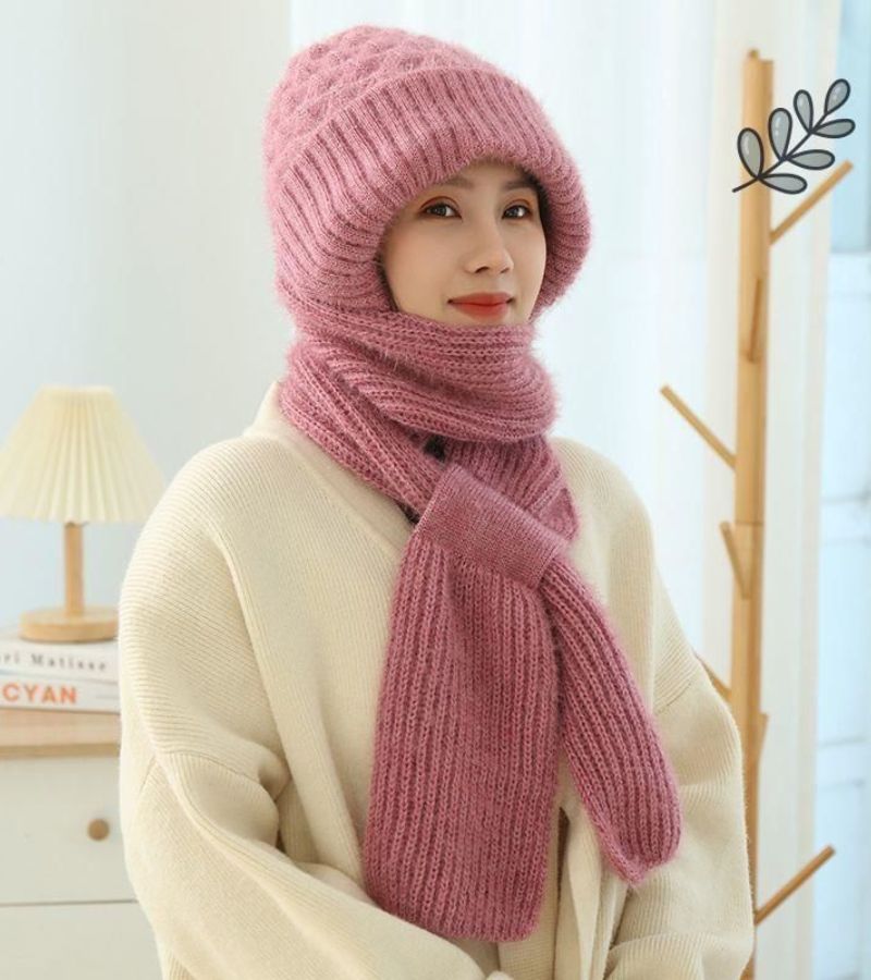 Faith – Zweiteiliges Set aus Mütze und Schal