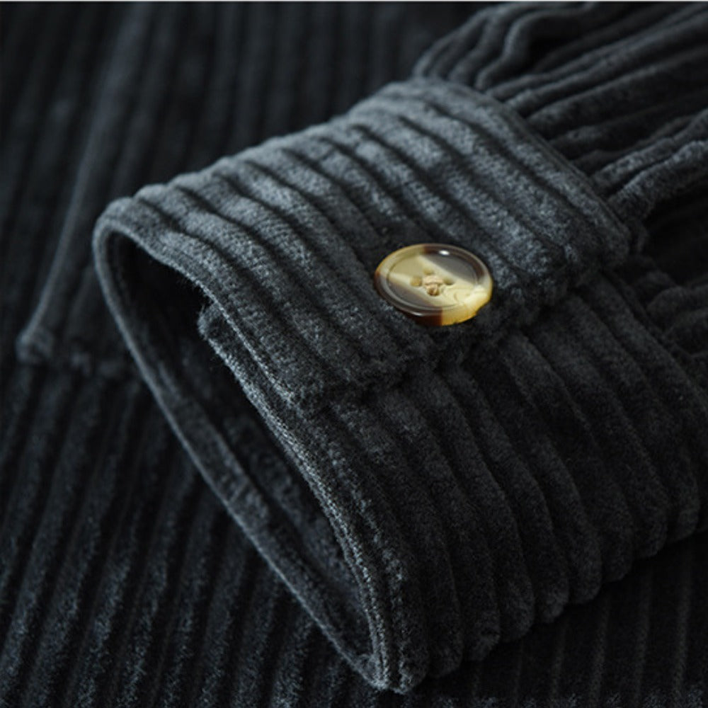 Lenos - Gestreiftes Soft-Touch-Hemd