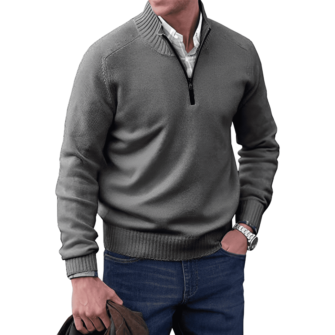 Saven - Soft-Touch-Halbzip-Pullover