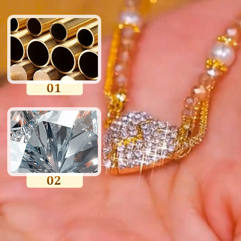 Orlaya – Halskette mit Herzanhänger