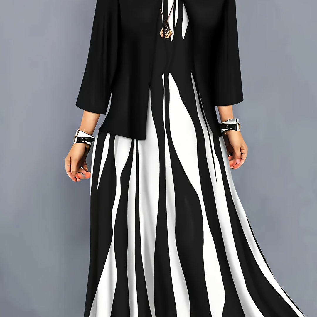 Zarabeth – Stilvolles, lässiges Midikleid