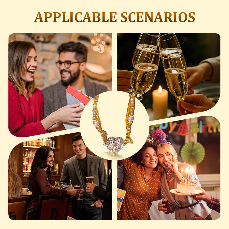 Orlaya – Halskette mit Herzanhänger