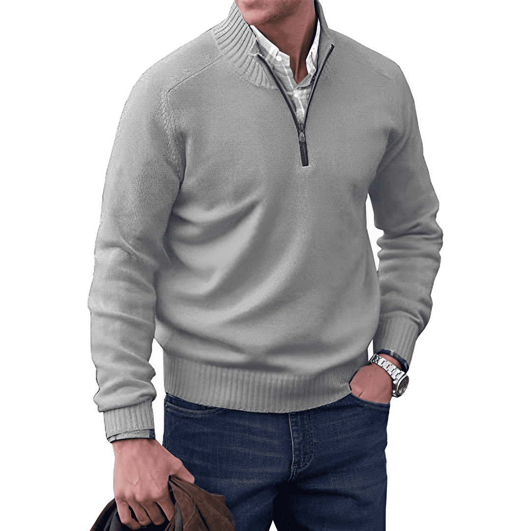 Saven - Soft-Touch-Halbzip-Pullover