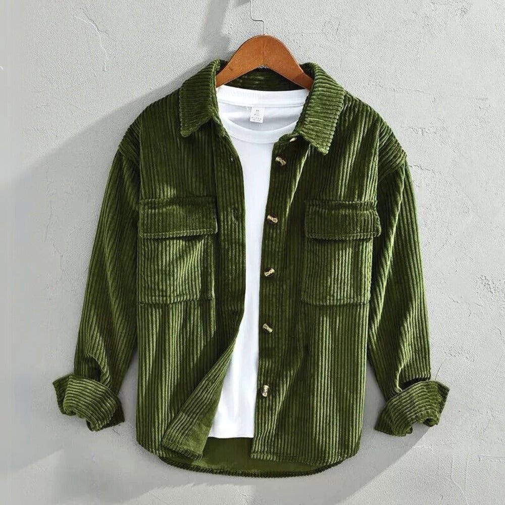 Lenos - Gestreiftes Soft-Touch-Hemd