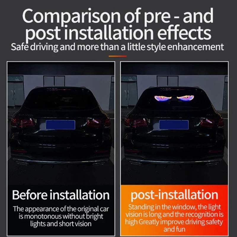 Torvex – LED-Augenaufkleber für Lkw