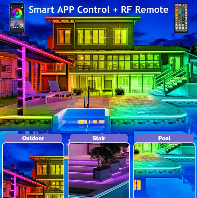 Leah – RGB-LED-Außenbeleuchtung