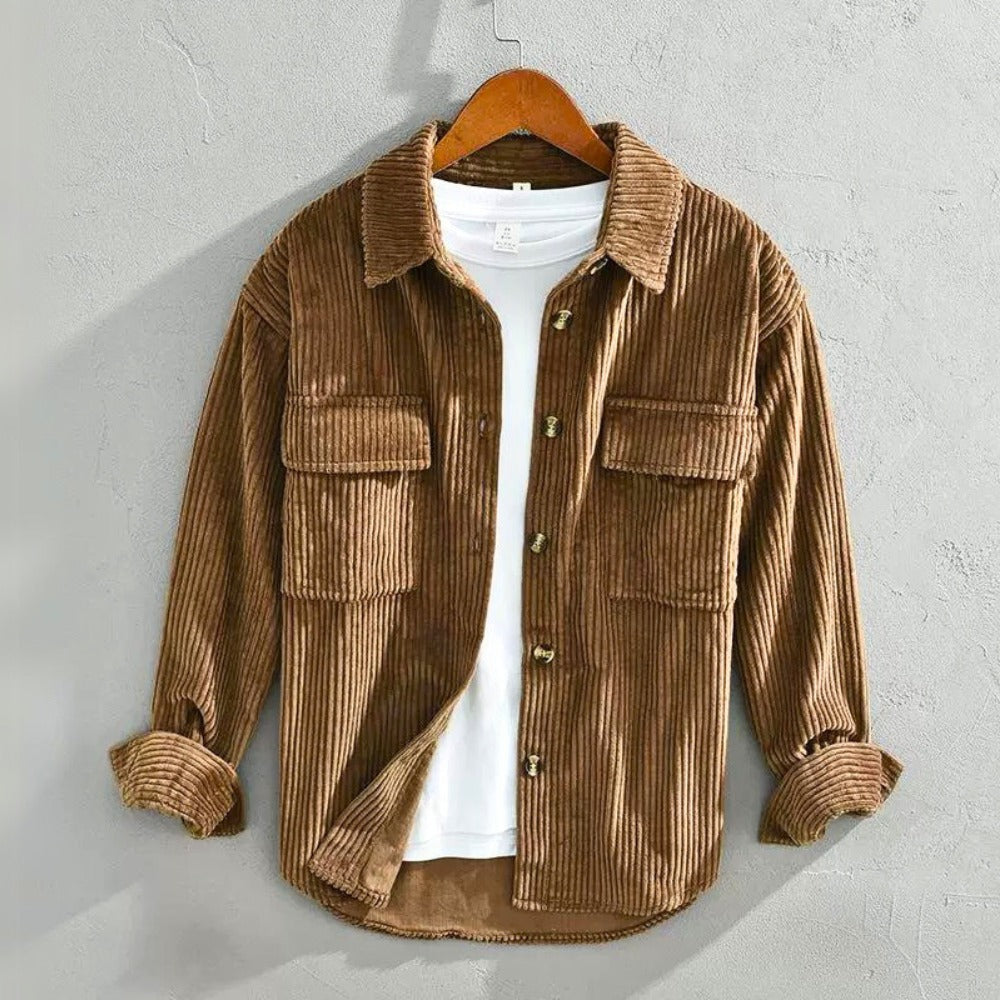 Lenos - Gestreiftes Soft-Touch-Hemd