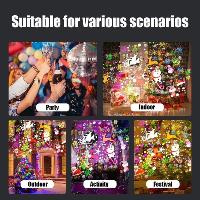 Zahara - Weihnachts-LED-Projektionslicht