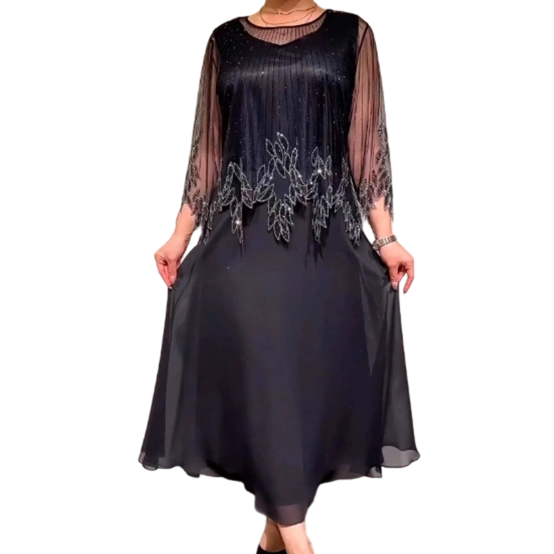 Marivyne – Stilvolles, lässiges Midikleid