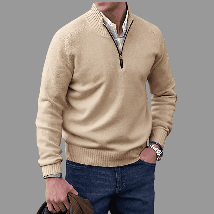 Saven - Soft-Touch-Halbzip-Pullover