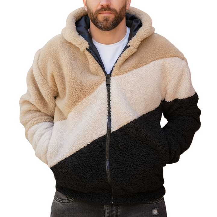 Solivar - Soft-Touch Kapuzenjacke mit Reissverschluss