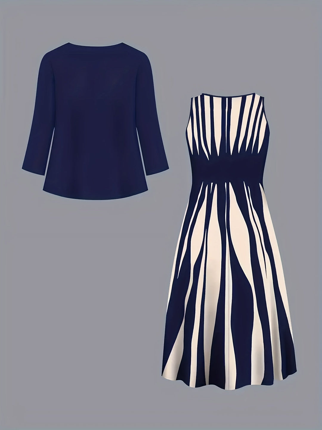 Zarabeth – Stilvolles, lässiges Midikleid