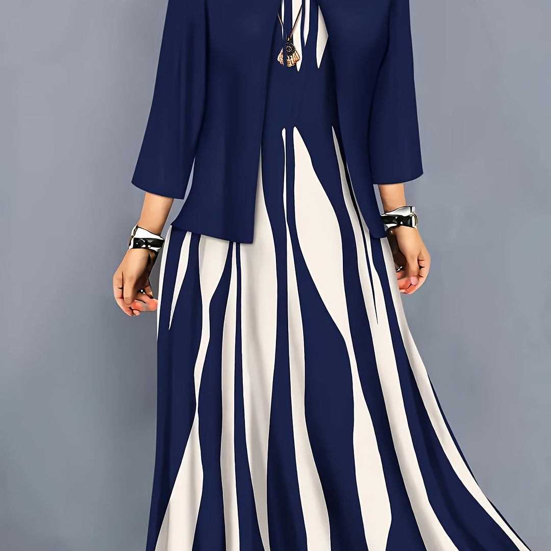 Zarabeth – Stilvolles, lässiges Midikleid