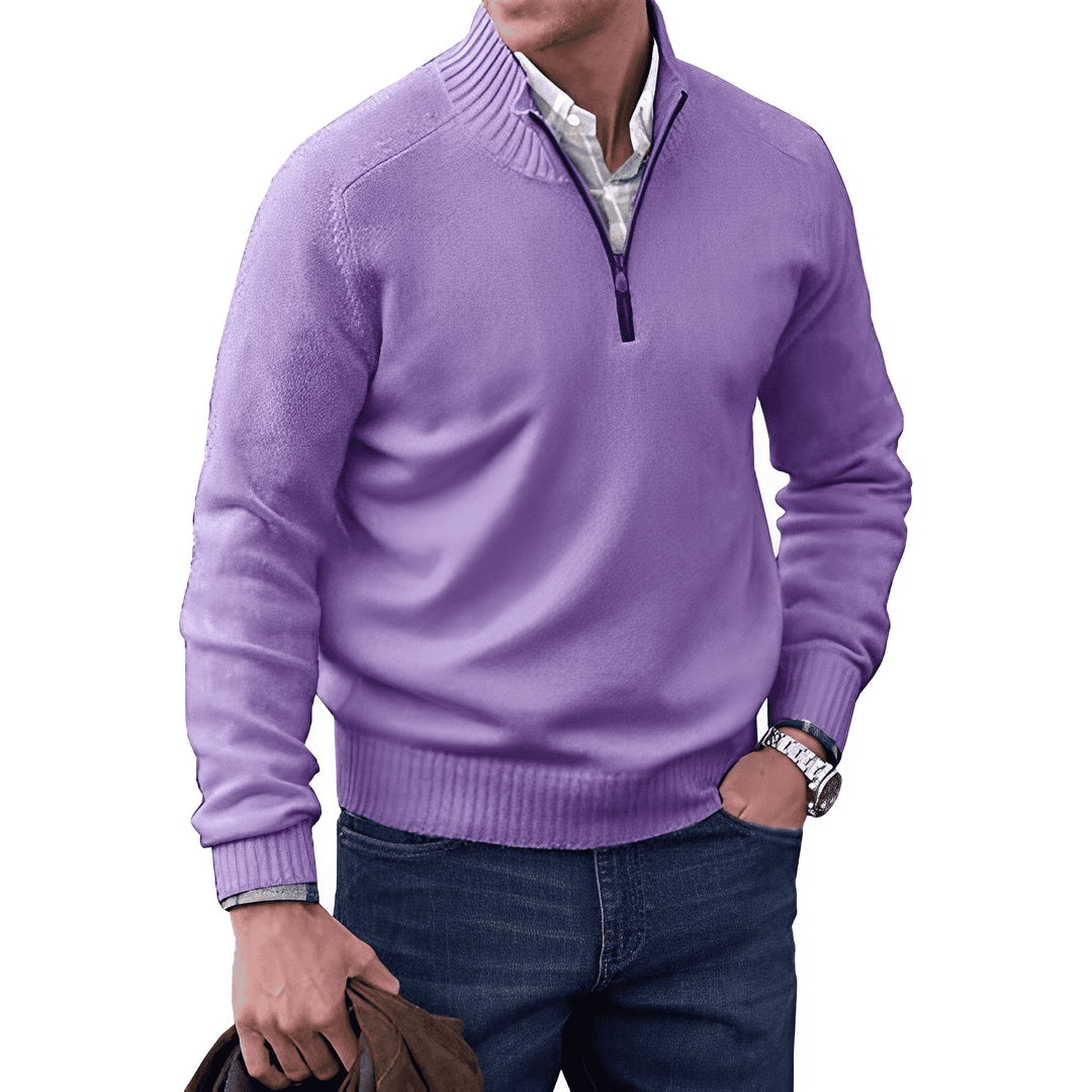 Saven - Soft-Touch-Halbzip-Pullover