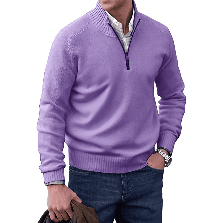 Saven - Soft-Touch-Halbzip-Pullover