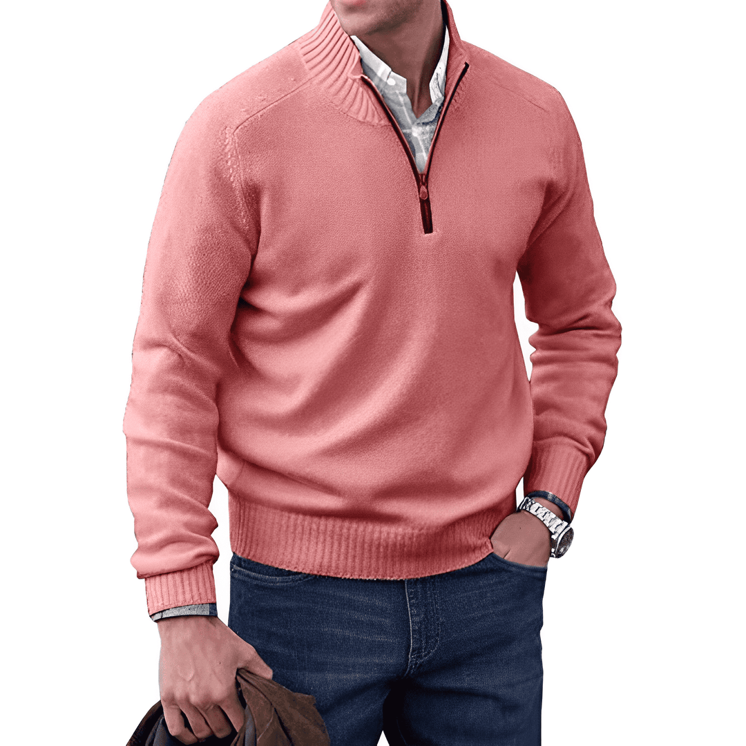 Saven - Soft-Touch-Halbzip-Pullover