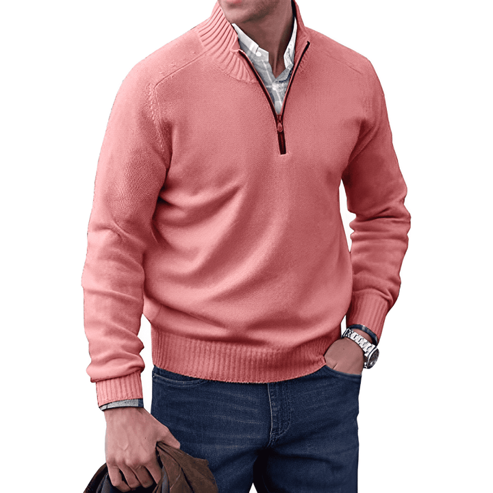 Saven - Soft-Touch-Halbzip-Pullover