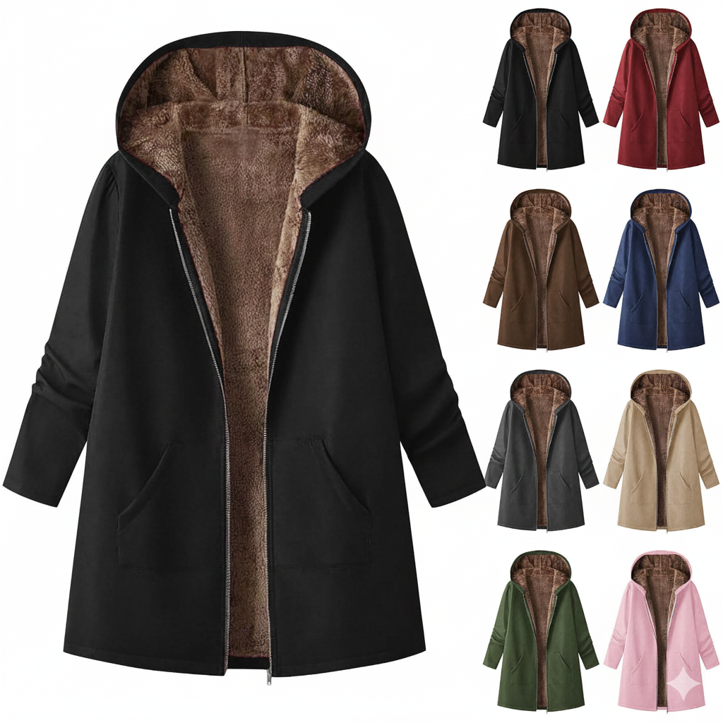 Fiorina – Stilvoller, lässiger Kapuzenmantel