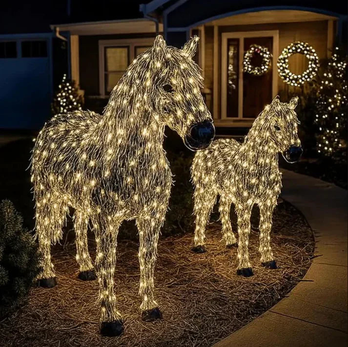 Zereni - Beleuchtetes Aussen-Skulpturen-Set