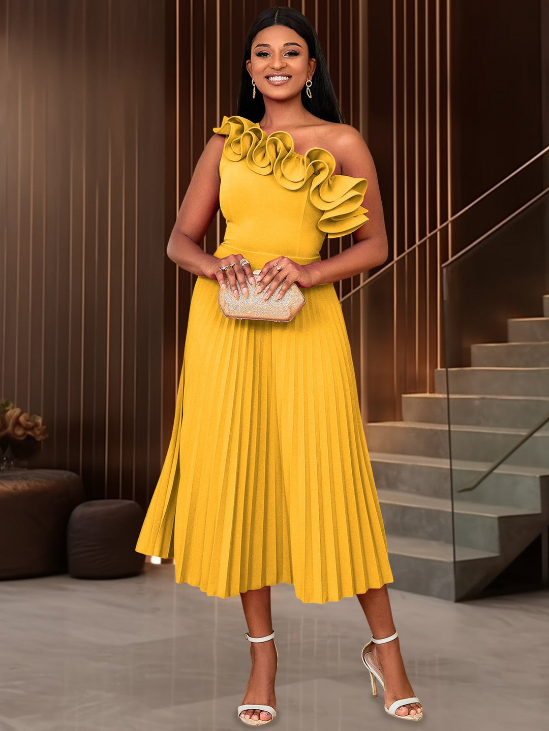 Marilora – Elegantes, lässiges Midikleid