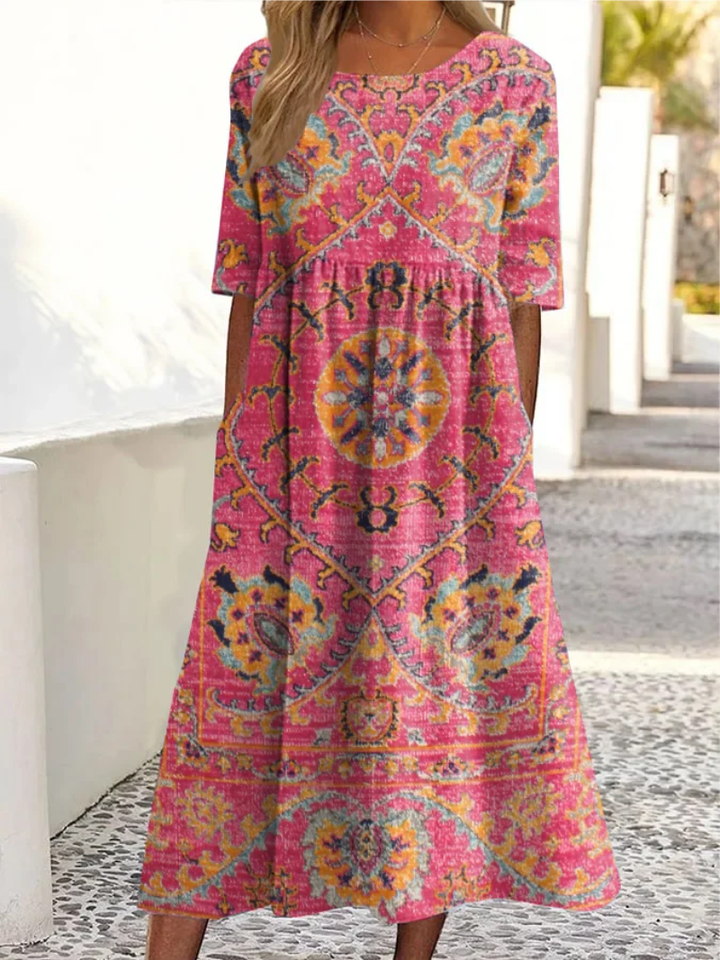 Eryna - Soft-Touch-Midikleid