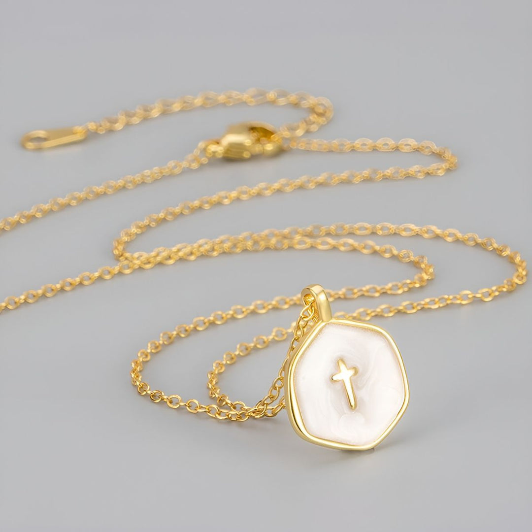 Saniya – Kreuz-Anhänger-Halskette