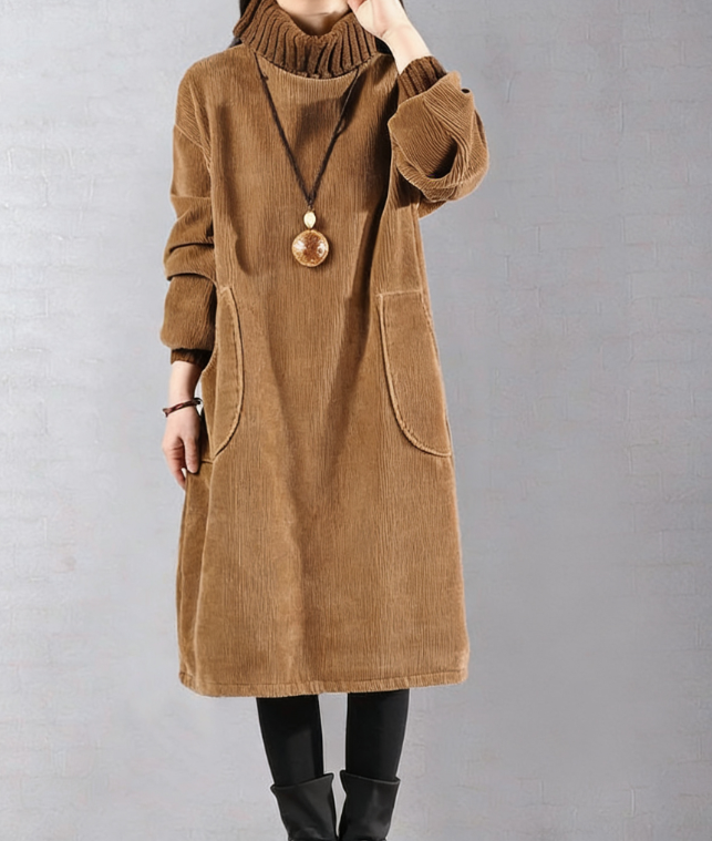 Brielyn – Stilvolles, lässiges Midikleid