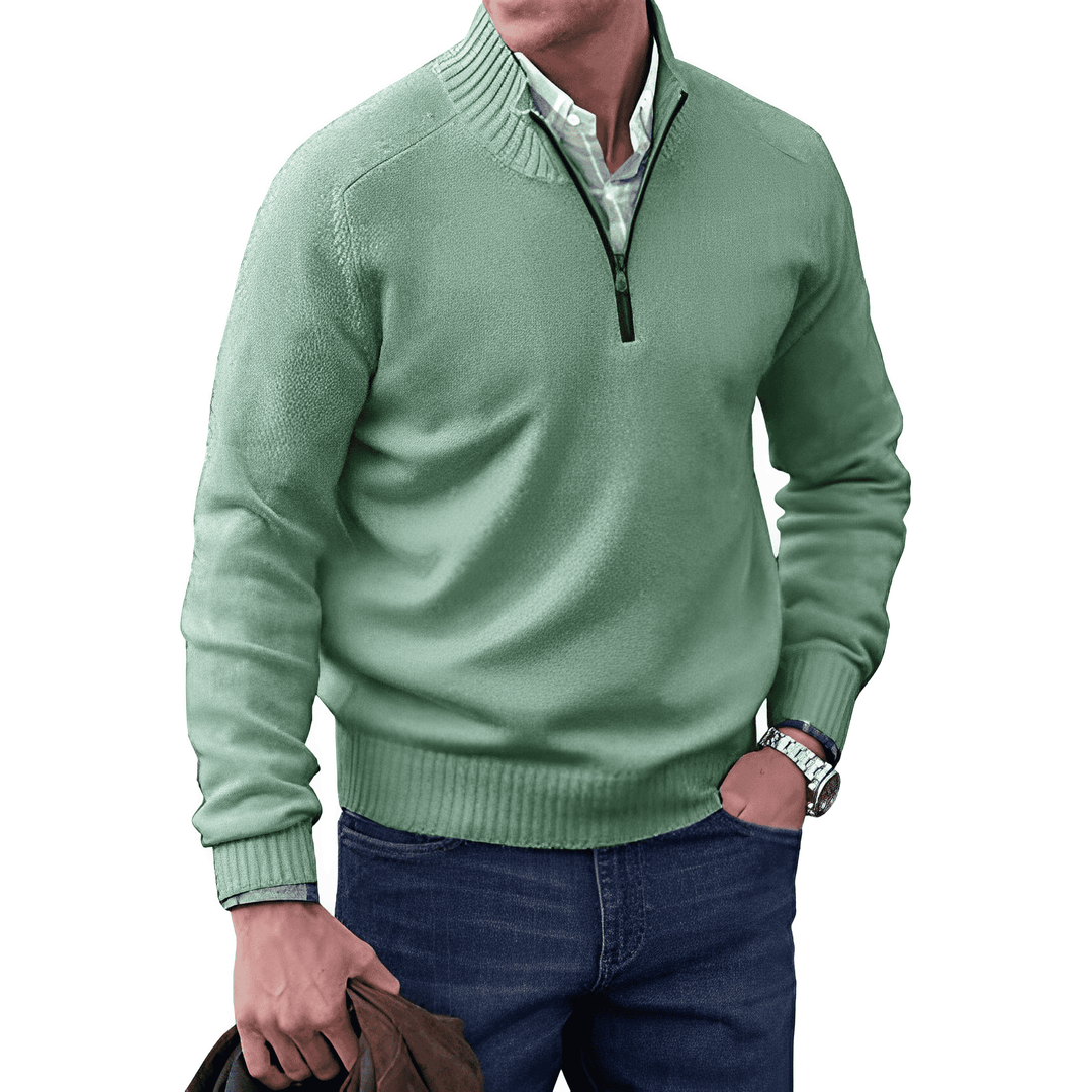 Saven - Soft-Touch-Halbzip-Pullover