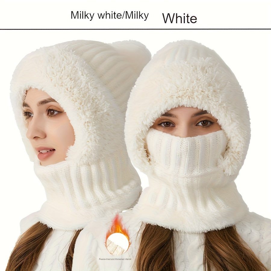 Emmerie – Strickmütze mit Halswärmer