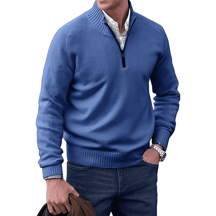 Saven - Soft-Touch-Halbzip-Pullover