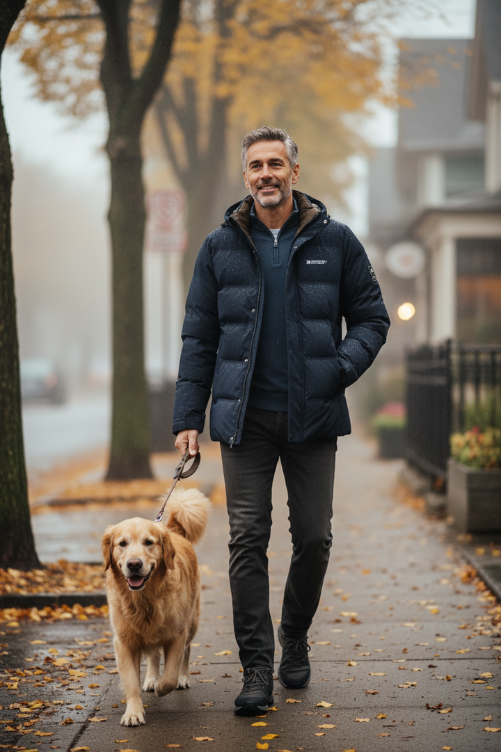 Trenrik – Stilvoller Freizeitmantel mit Kapuze