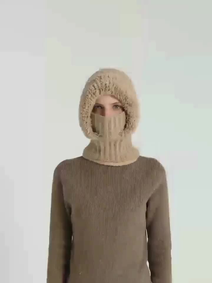 Emmerie – Strickmütze mit Halswärmer