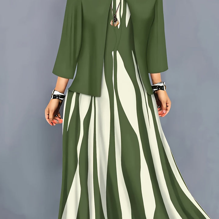 Zarabeth – Stilvolles, lässiges Midikleid