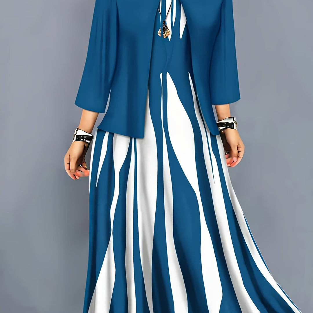 Zarabeth – Stilvolles, lässiges Midikleid