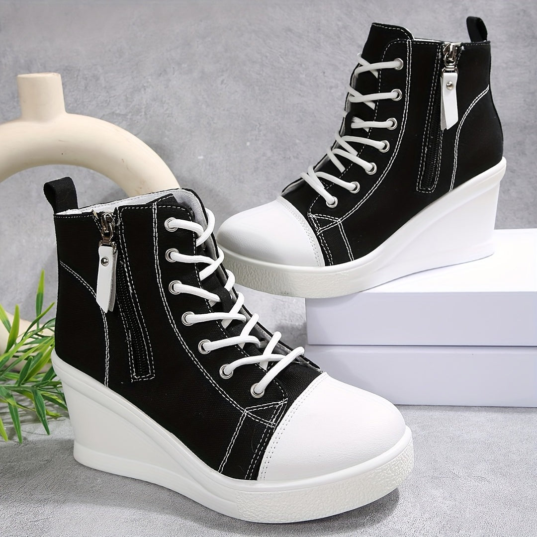 Harper - Skulpturale Keil-Sneaker