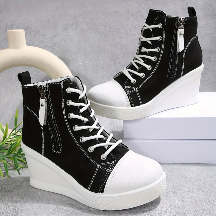 Harper - Skulpturale Keil-Sneaker