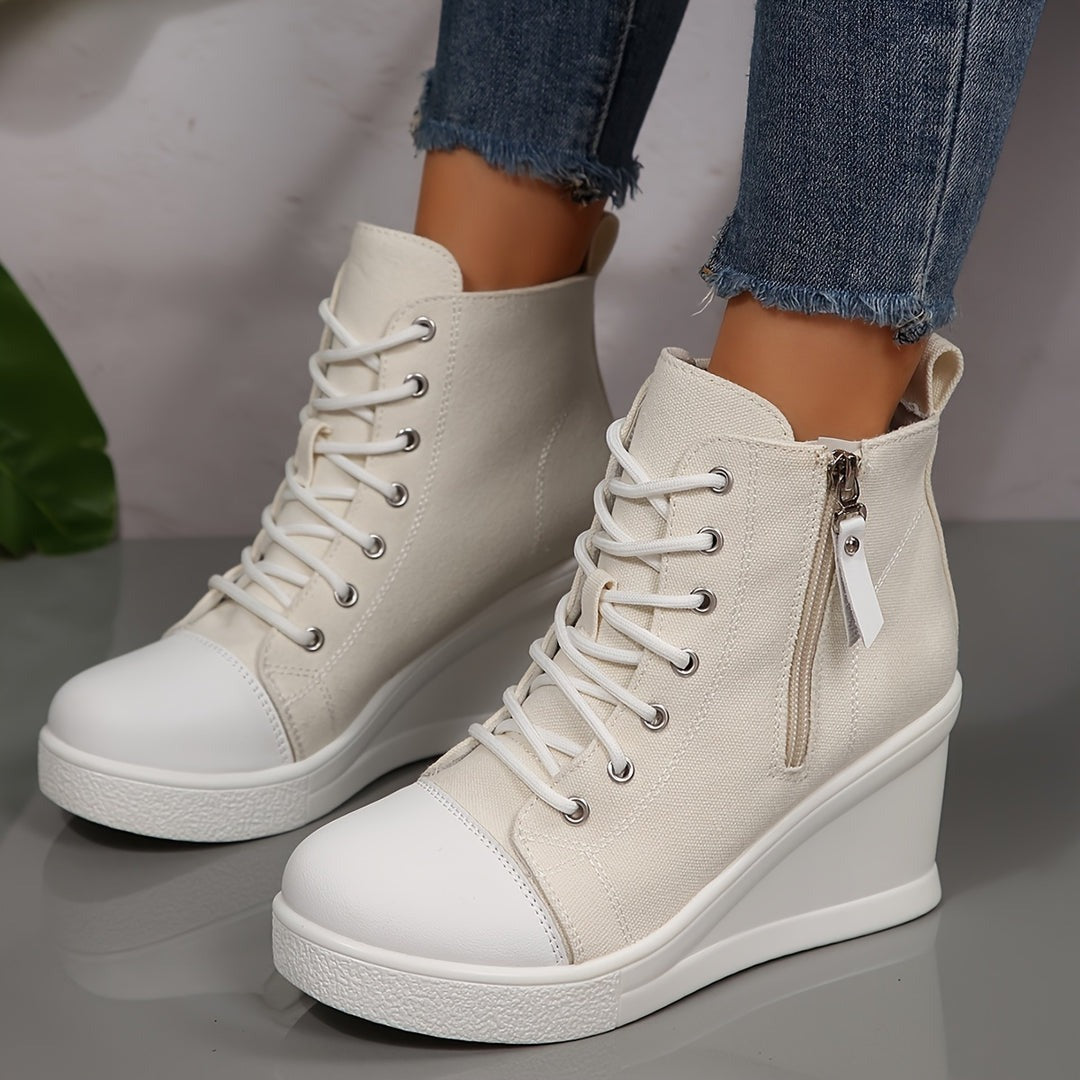 Harper - Skulpturale Keil-Sneaker