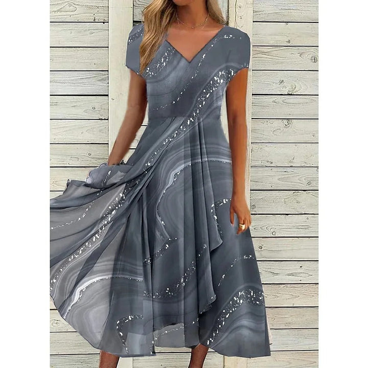 Elya - Luftiges plissiertes Sommerkleid