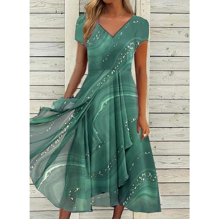 Elya - Luftiges plissiertes Sommerkleid