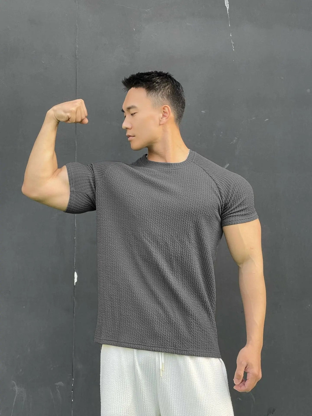 Caelis - Soft-Touch T-Shirt in Übergrösse