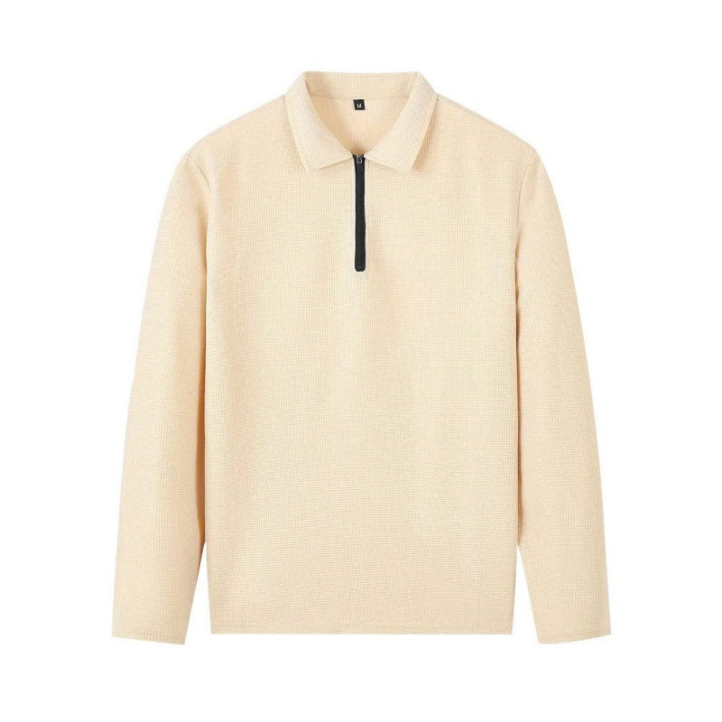 Vexar - Soft-Touch Waffelstrick Quarter-Zip Lounge-Set