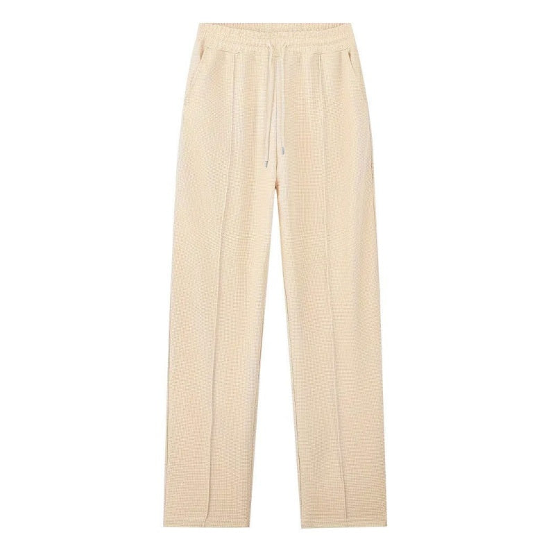 Vexar - Soft-Touch Waffelstrick Quarter-Zip Lounge-Set