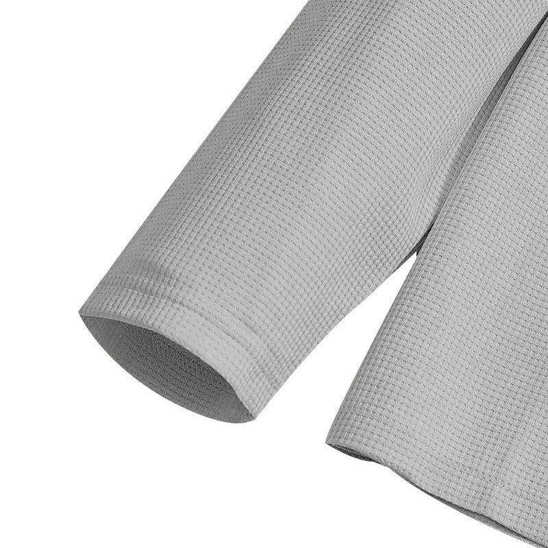 Vexar - Soft-Touch Waffelstrick Quarter-Zip Lounge-Set